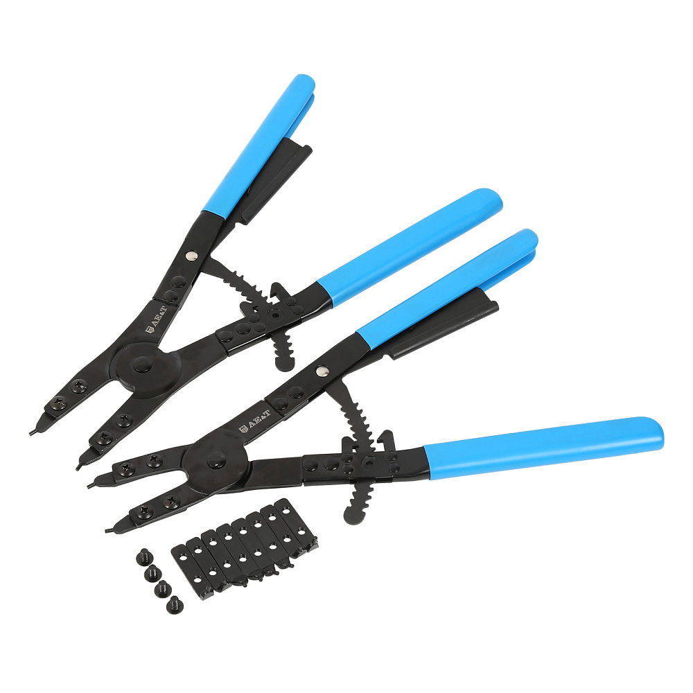 Съемник стопорных колец 2шт со сменными носами 16" TA-H1037 AE&T