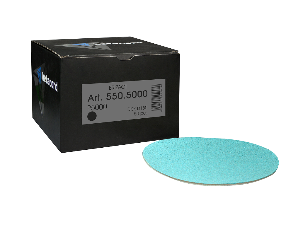 Абразивный круг BETACORD BRIZACT Р5000 на вспененной основе D150 мм (1 шт.)