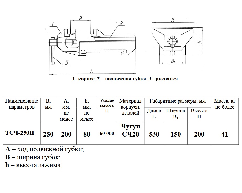 Техносоюз ТСЧ-250Н "Черепаха" чугунные неповоротные