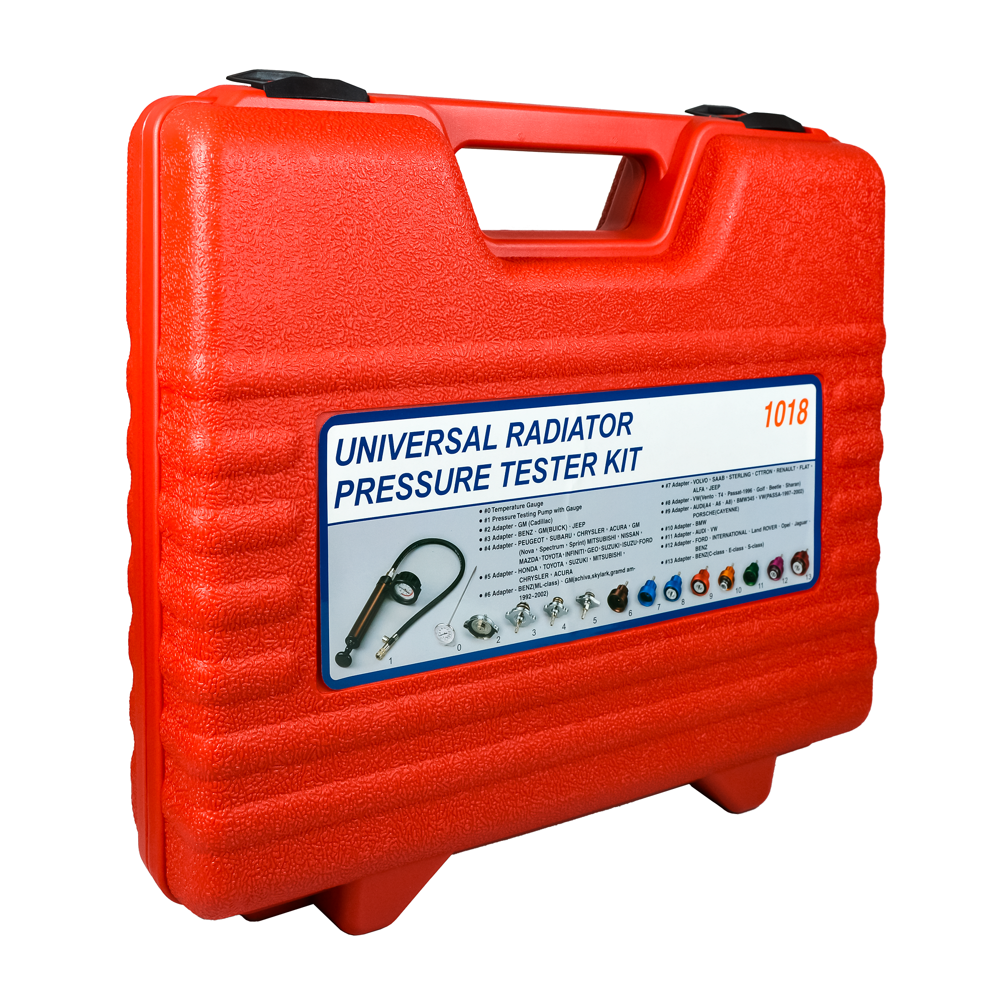 Комплект для проверки герметичности радиатора автомобиля TROMMELBERG G103722