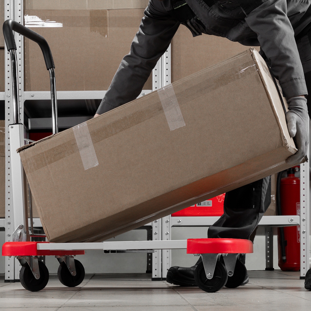 Тележка хозяйственная, грузоподъемность 150 кг, платформенная MATRIX 98210