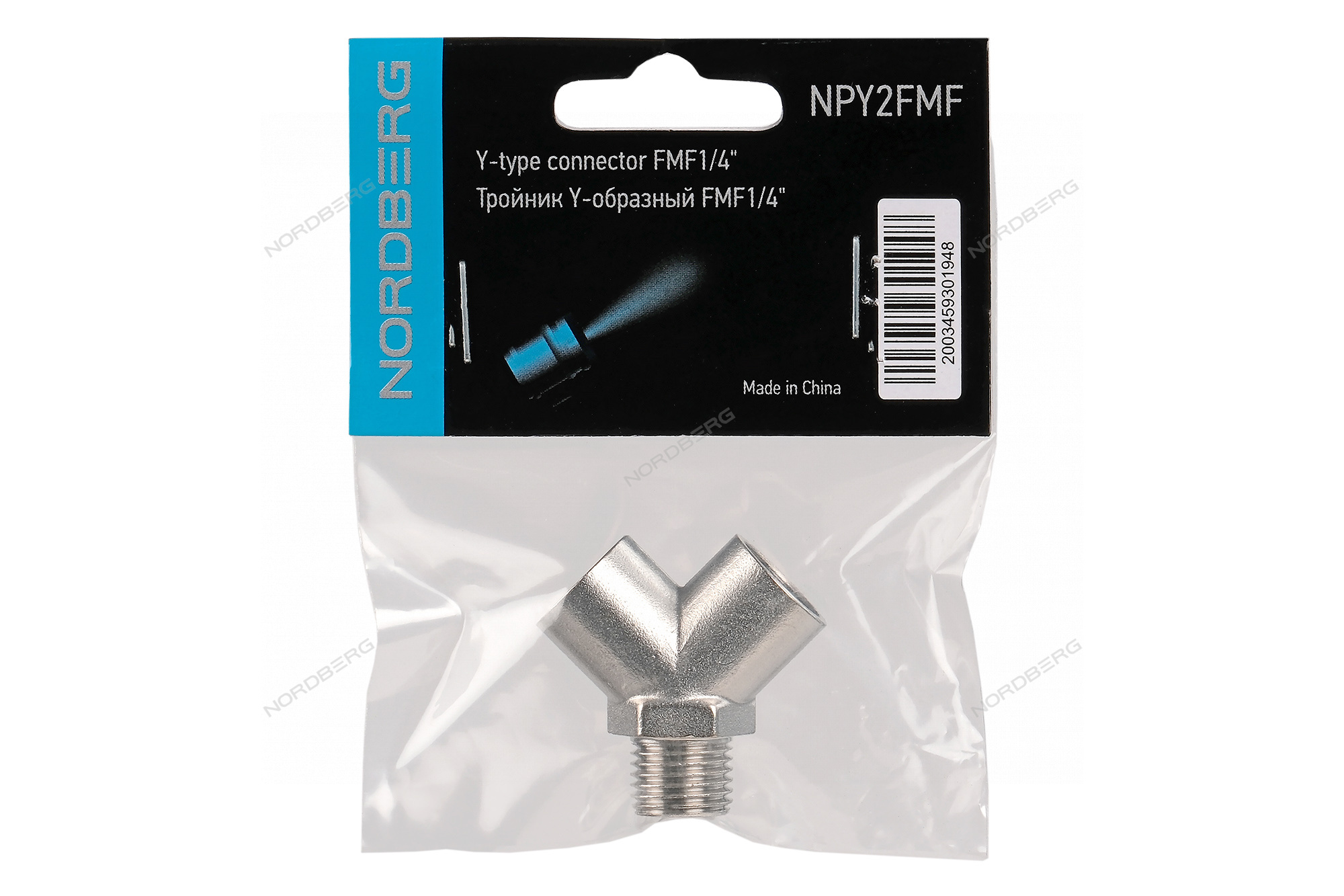 Тройник Y-образный FMF1/4" NORDBERG