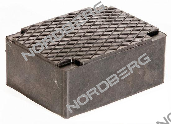 Накладка резиновая для ножничных подъемников NORDBERG