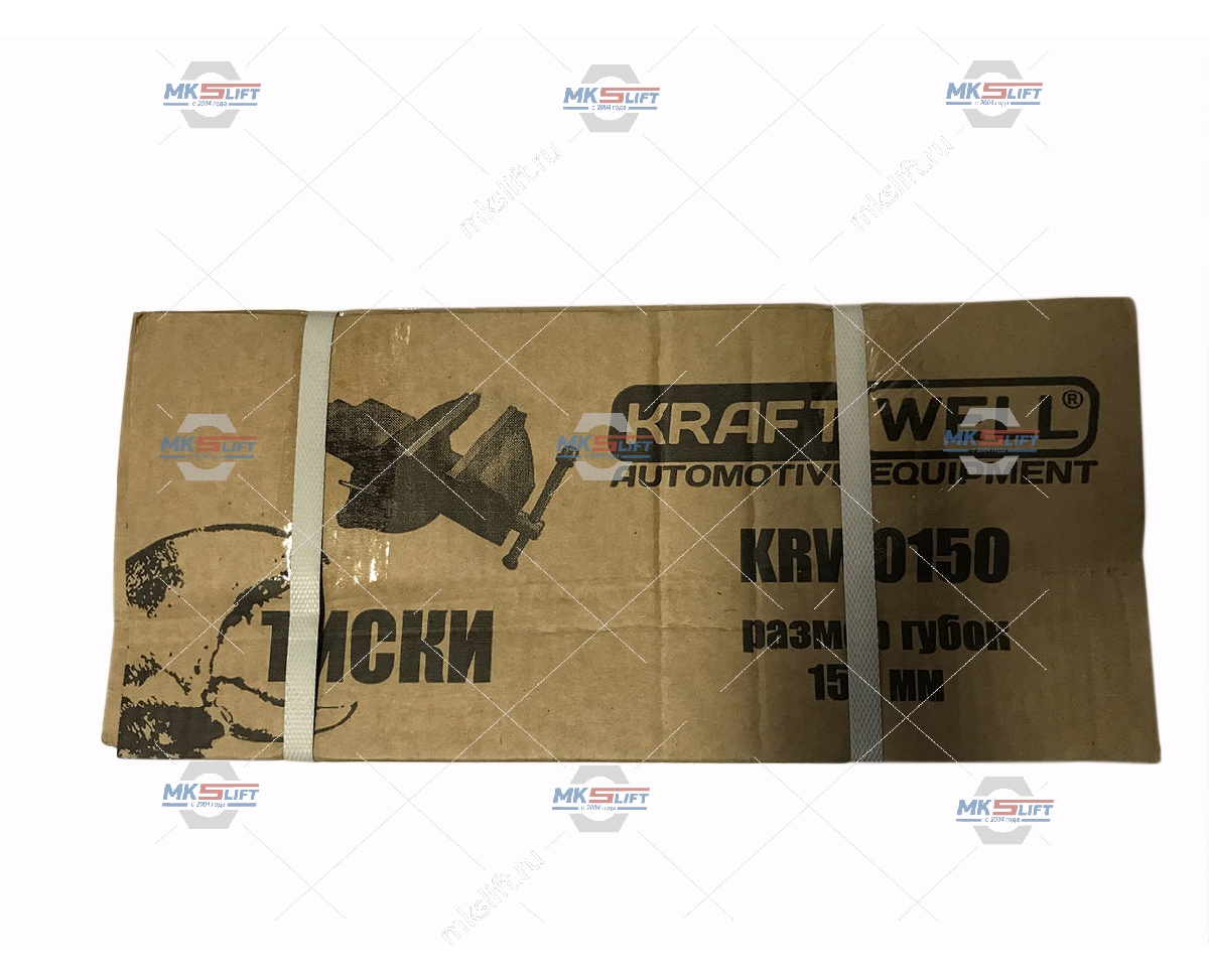 Тиски слесарные вращающиеся 150 мм KraftWell  арт. KRW0150