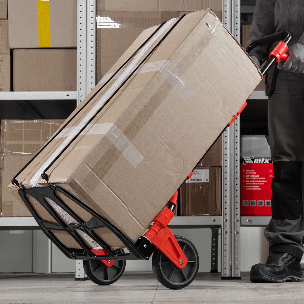 Тележка хозяйственная, грузоподъемность 150 кг, складная MATRIX 98208