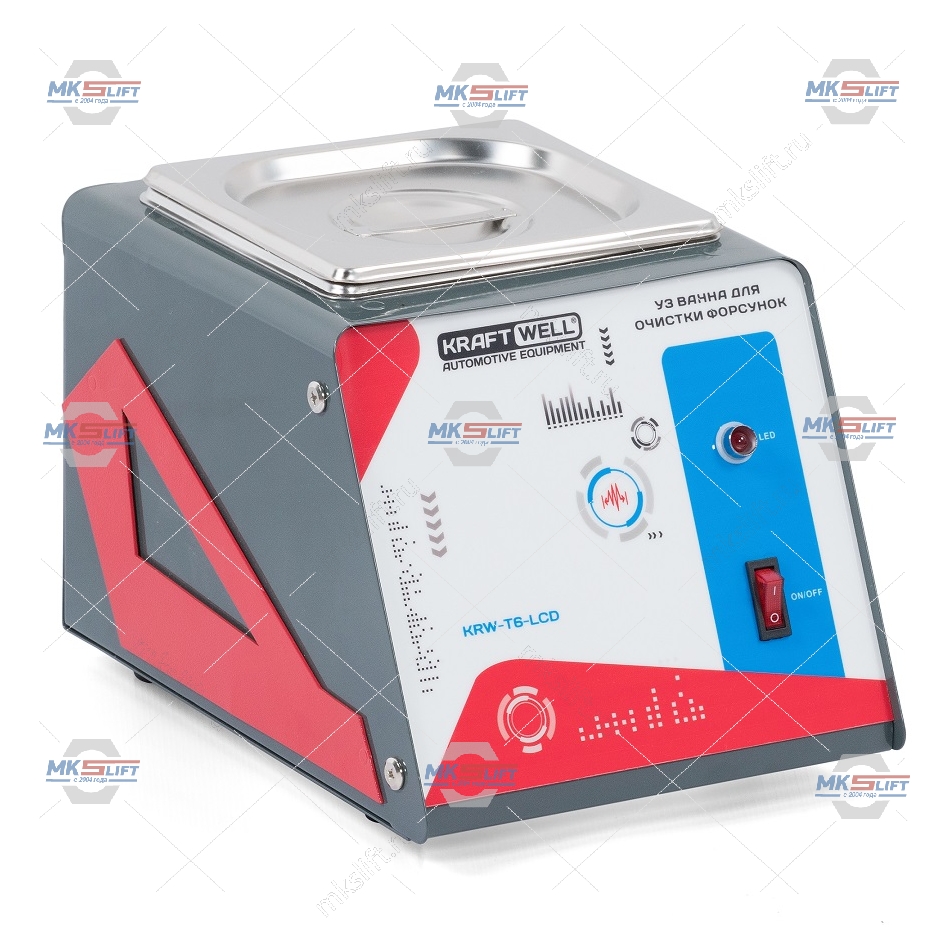 KRW-T6-LCD Установка для тестирования и очистки форсунок GDI, EFI, PIEZO KraftWell  арт. PULA