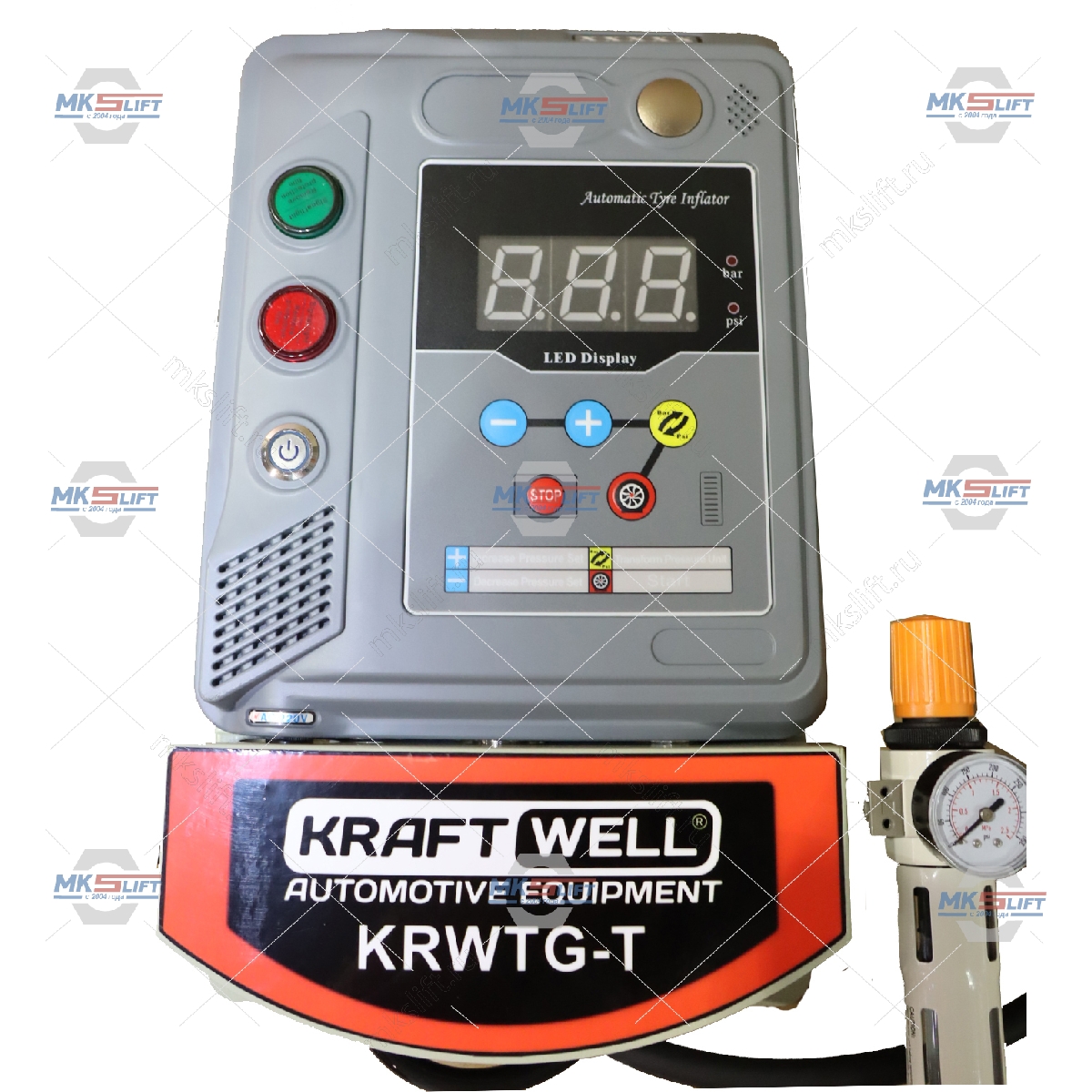 Устройство для накачки шин, автоматическое KraftWell  арт. KRWTG-T