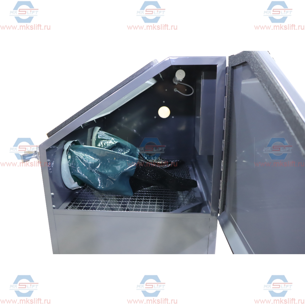 Камера пескоструйная настольная, боковая загрузка, 110 л KraftWell  арт. KRW-SB110