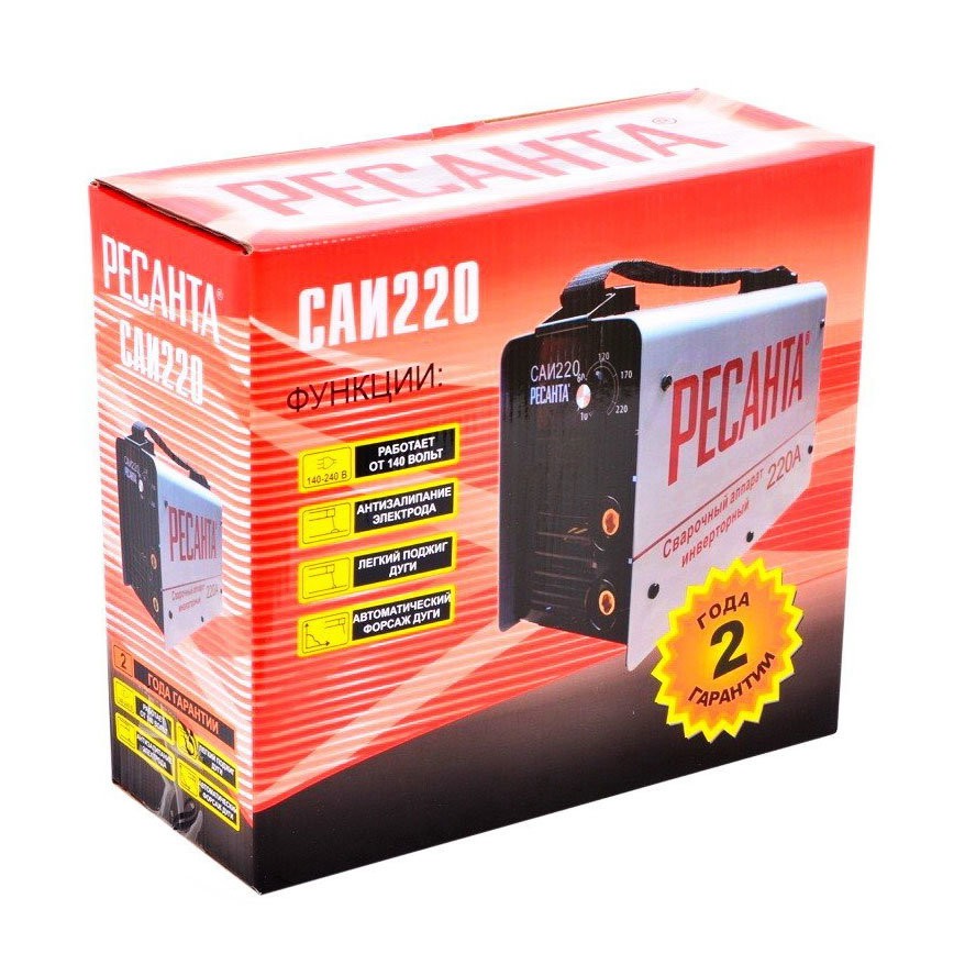 Техносоюз Сварочный аппарат РЕСАНТА САИ-220