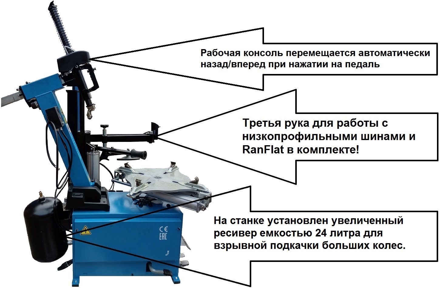 Техносоюз Комплект TS-3226A Шиномонтажный станок автомат + Стенд балансировочный модель iPRO BM4 (220 V)
