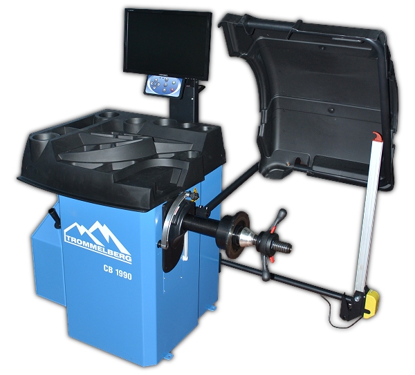 Станок балансировочный TROMMELBERG CB1990B с автовводом данных и компьютерным монитором