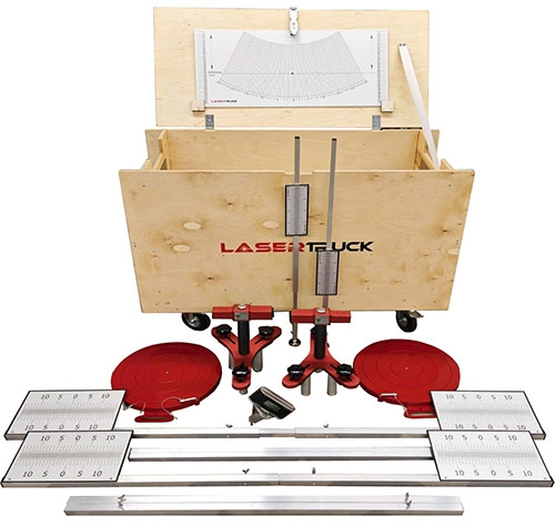 Стенд для измерения углов установки колёс и осей грузовиков LaserTruck