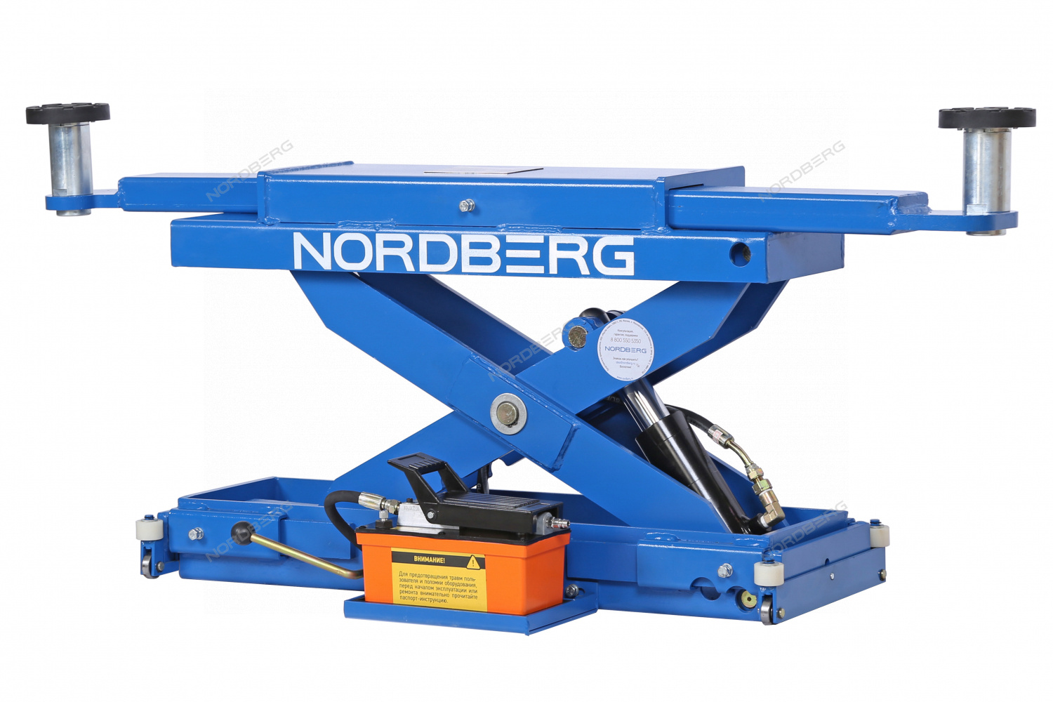 Траверса пневмогидравлическая 3.2 т для подъемника 4465B, синяя NORDBERG