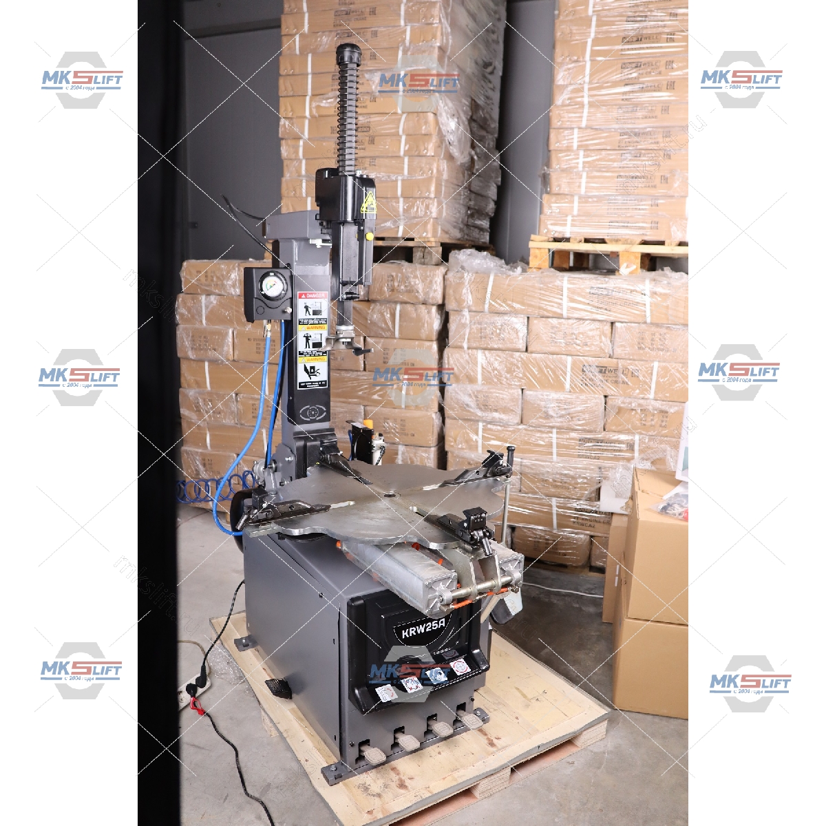Шиномонтажный станок автомат 2 скорости 10-28" KraftWell  арт. KRW25A