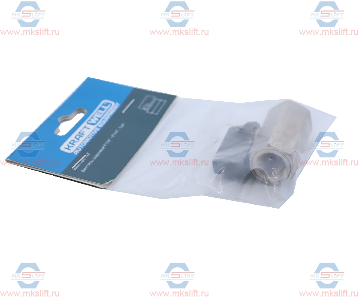 Вентиль шаровый F1/4" - F1/4", 1 шт KraftWell  арт. KRW-BV14F