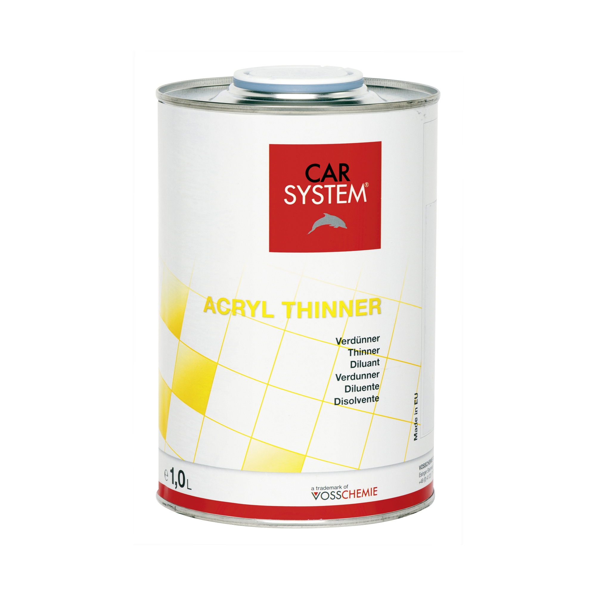 Разбавитель акриловых материалов CARSYSTEM ACRYL THINNER (1 л)