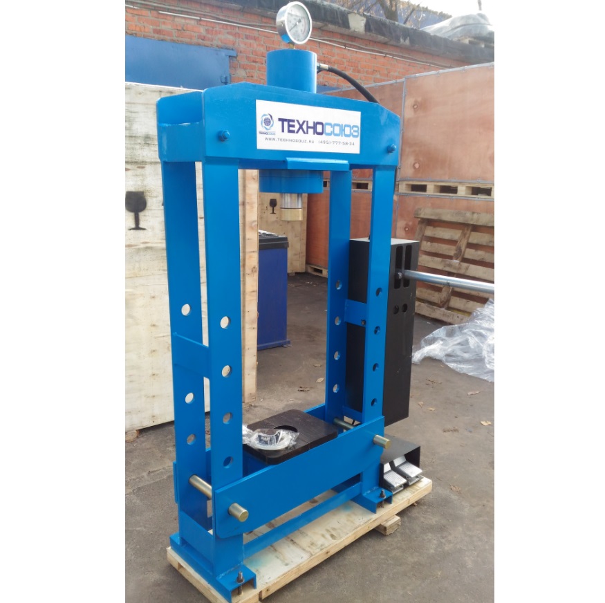 Техносоюз ES0901H ручной/ пневмогидравлический пресс, 50т.