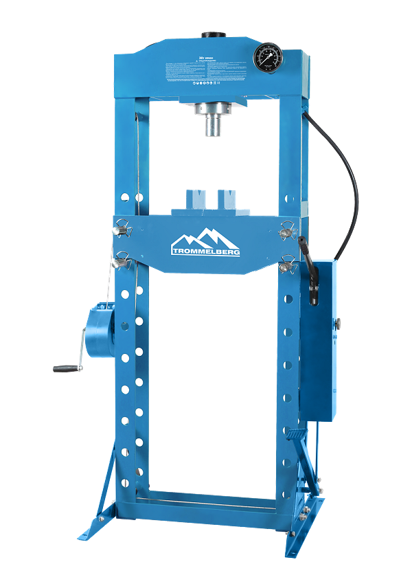 Пресс гидравлический напольный на 30 т TROMMELBERG SD200830 с лебёдкой