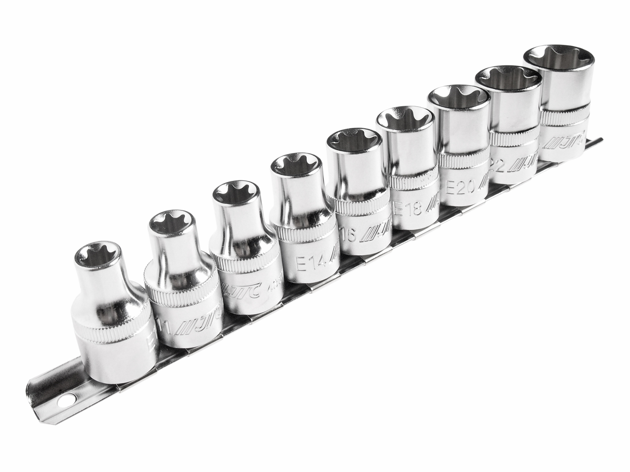 Техносоюз JTC-H409E Набор головок торцевых 1/2 TORX Е10-Е24 9 предметов