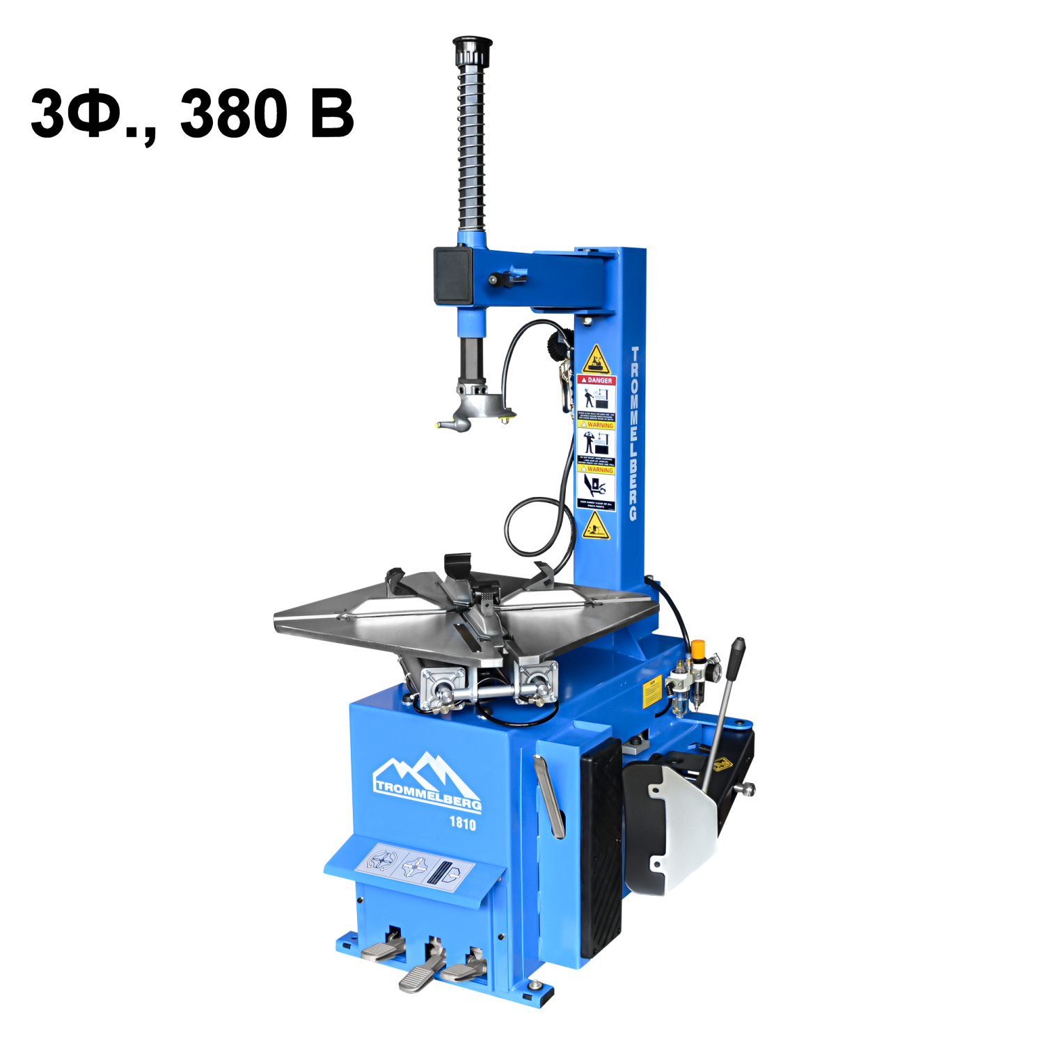 Шиномонтажный полуавтомат TROMMELBERG 1810B для дисков 10-23 дюйма (нар.) 3Ф.х380В