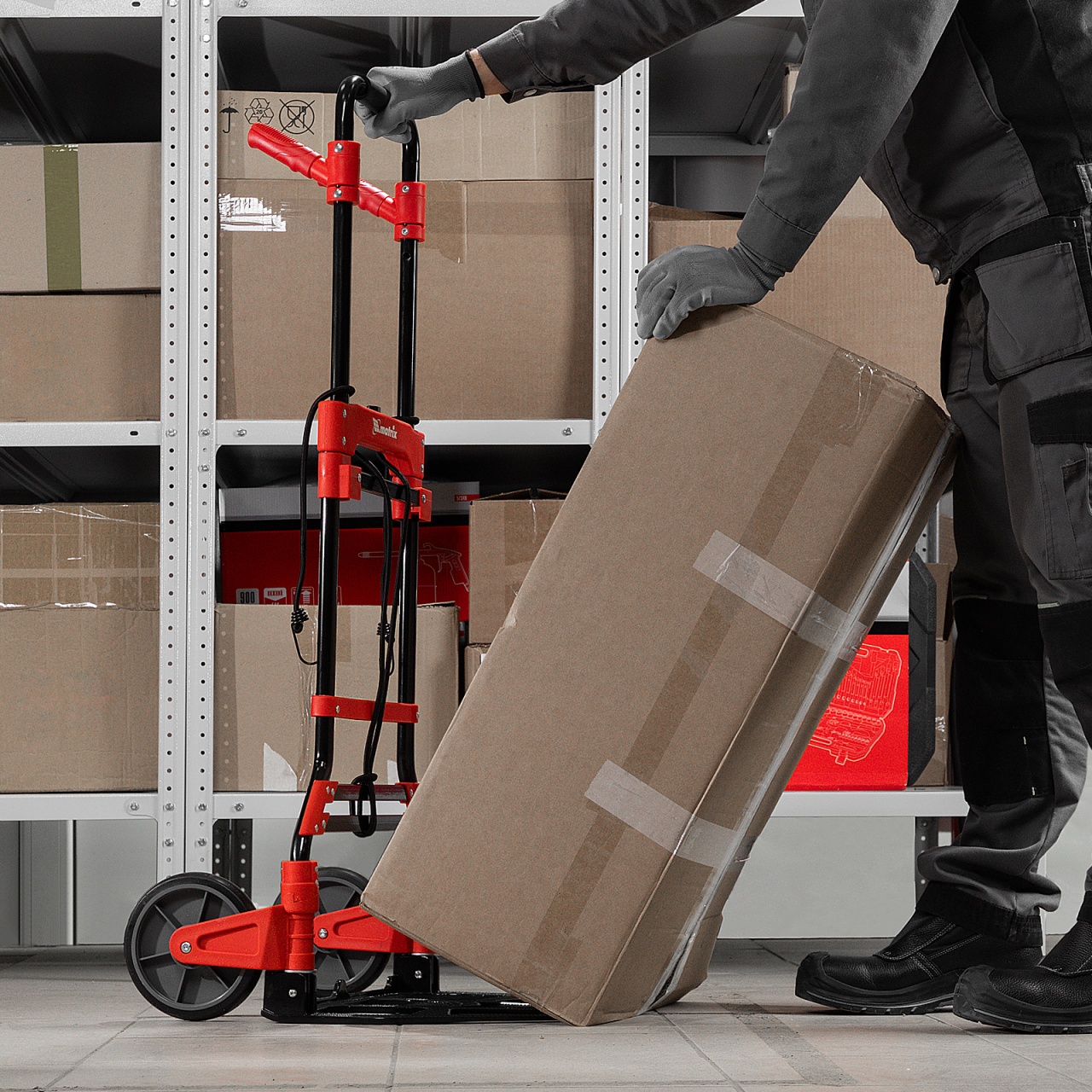 Тележка хозяйственная, грузоподъемность 150 кг, складная MATRIX 98208