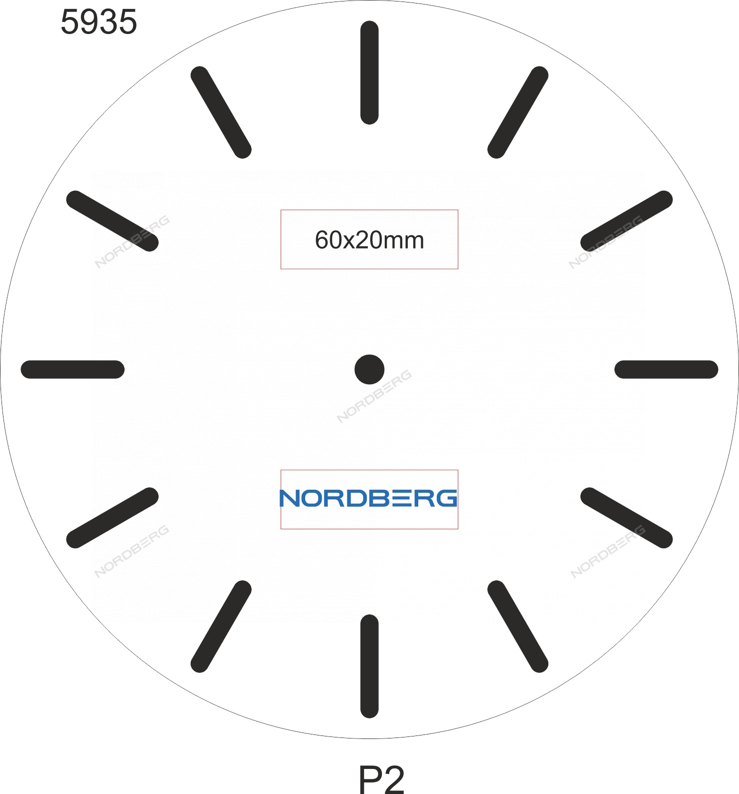 Часы настенные NORDBERG