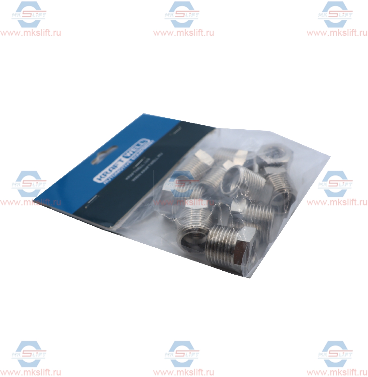 Переходник резьбовой M1/2" - F1/4", 10 шт KraftWell  арт. KRW-TF12M14F-10