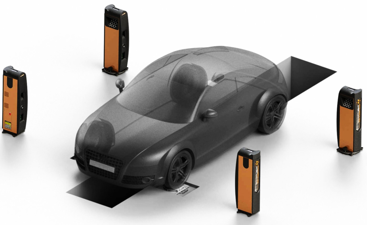 Техносоюз T8214 SMART LICHT бесконтактный стенд Техно Вектор  сход развал на яму