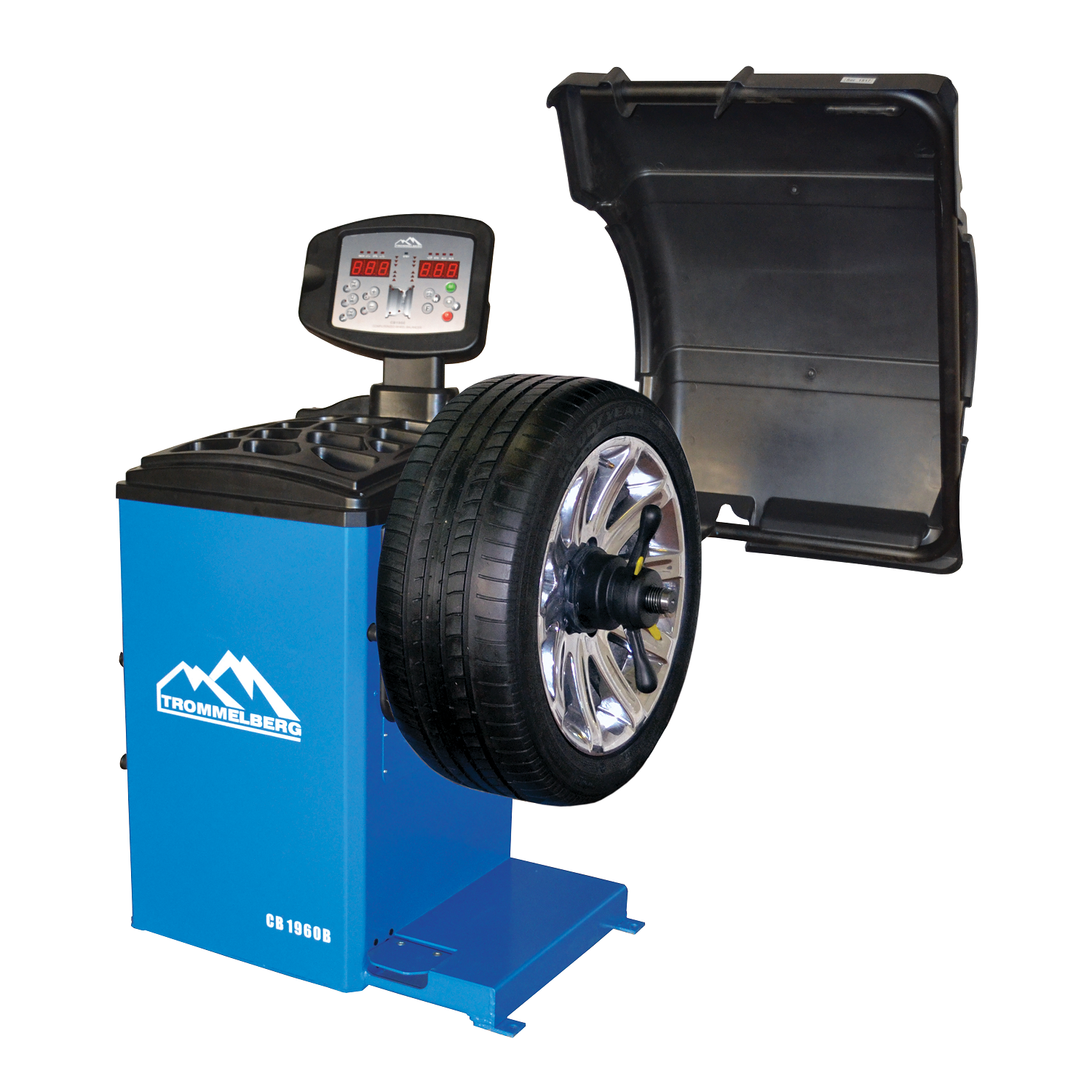 Балансировочный станок TROMMELBERG CB1960B с LED-дисплеем и электронной линейкой