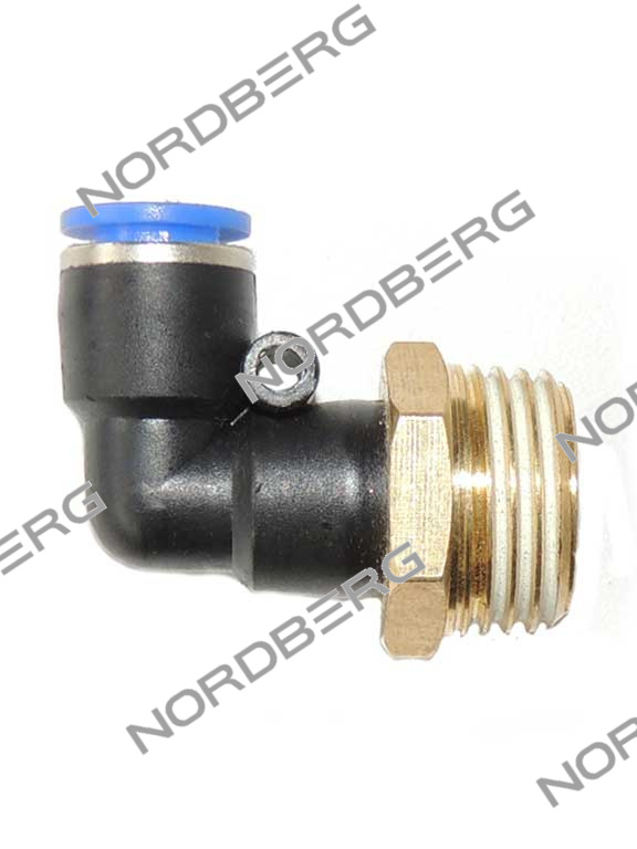 Фитинг угловой D8 - M1/2" NORDBERG