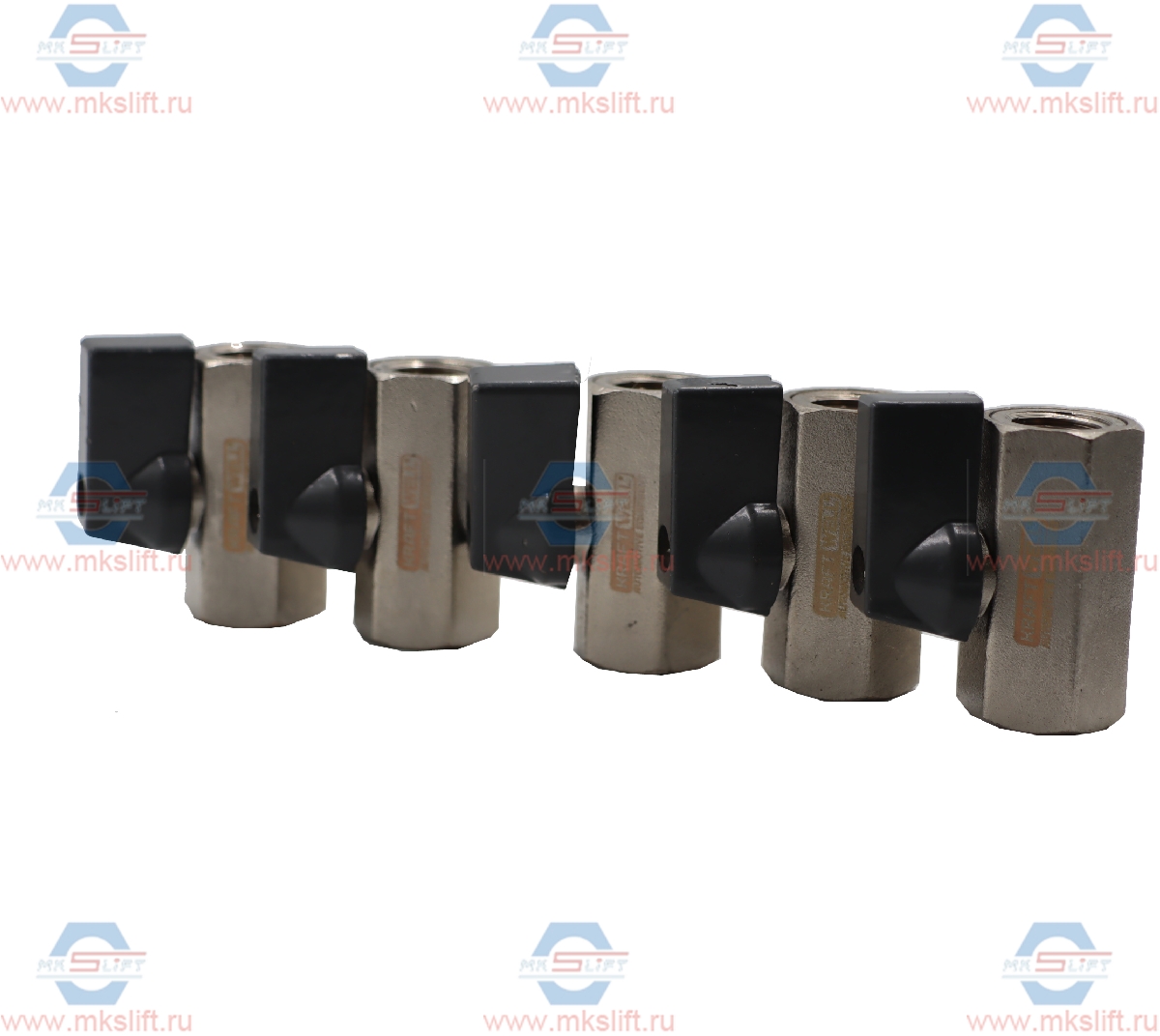 Вентиль шаровый F1/4" - F1/4", 5 шт KraftWell  арт. KRW-BV14F-5