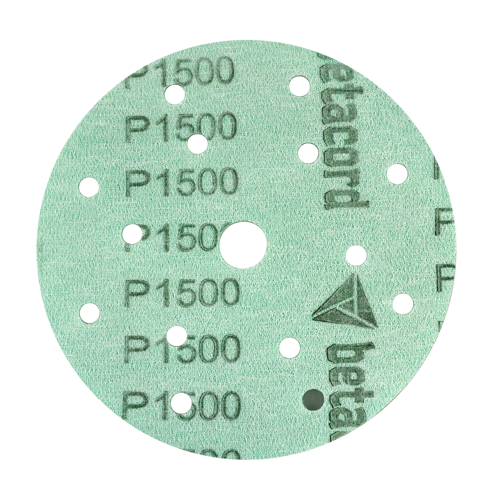 Шлифовальный круг D150 мм для лака BETACORD EMERALD P1500 (100 шт)