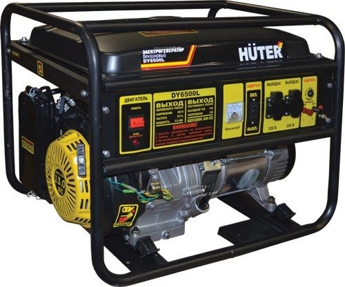 Техносоюз Портативный бензогенератор HUTER DY6500L