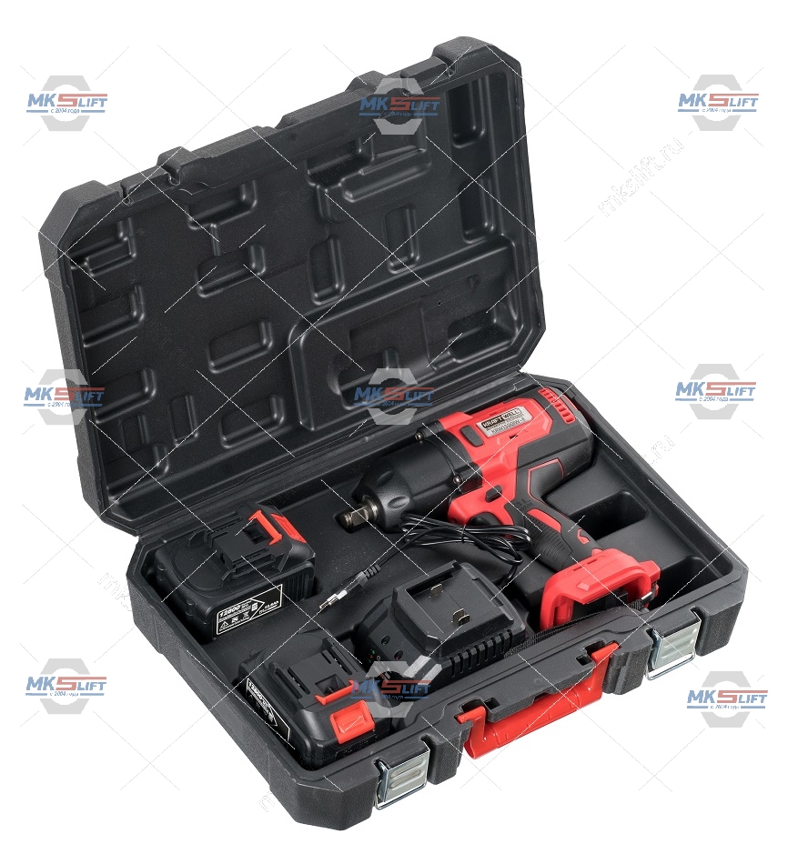 Гайковерт аккумуляторный ударный 1/2", 1500 Нм KraftWell  арт. KRW1500IW-E