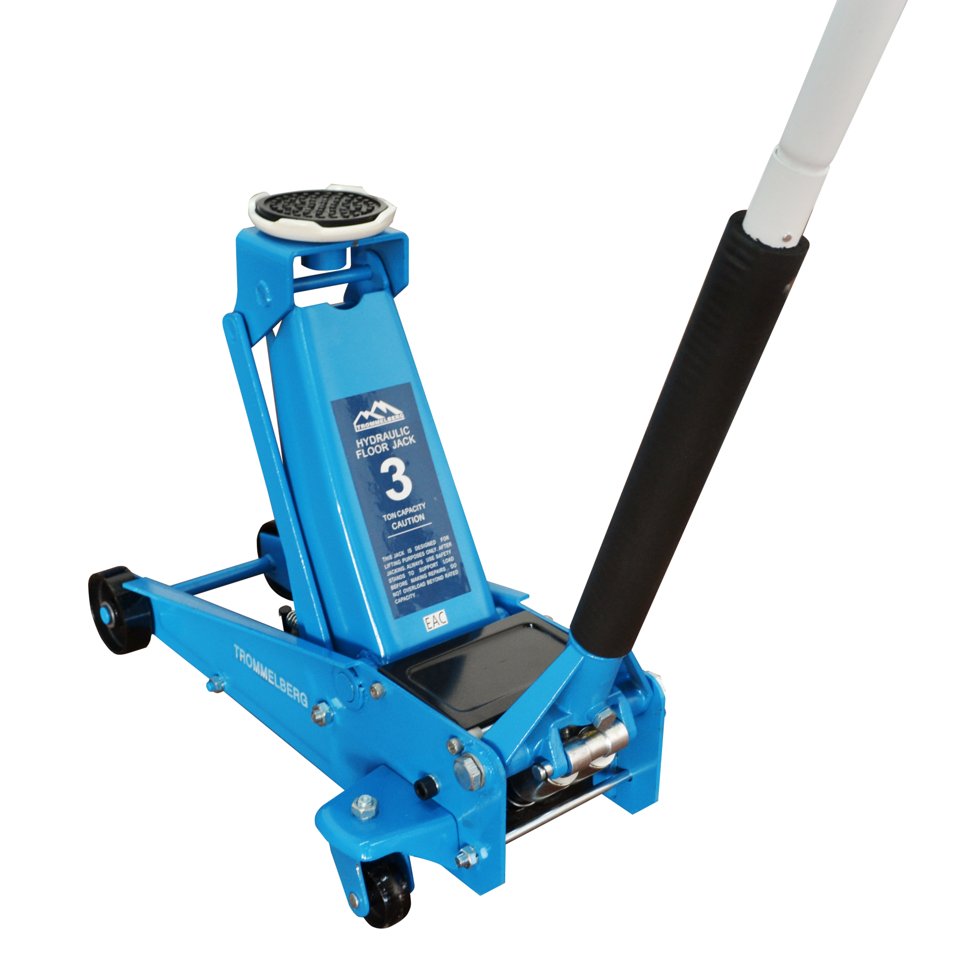 Домкрат гидравлический подкатной TROMMELBERG XRD0330 на 3 тонны (135/490 мм)