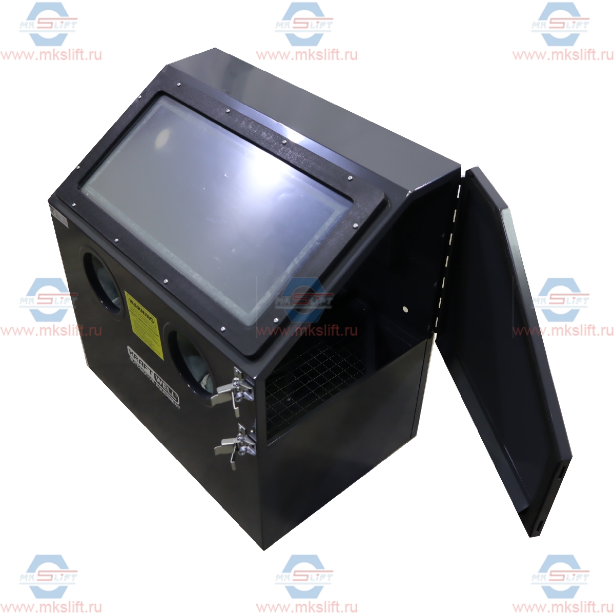 Камера пескоструйная настольная, боковая загрузка, 110 л KraftWell  арт. KRW-SB110