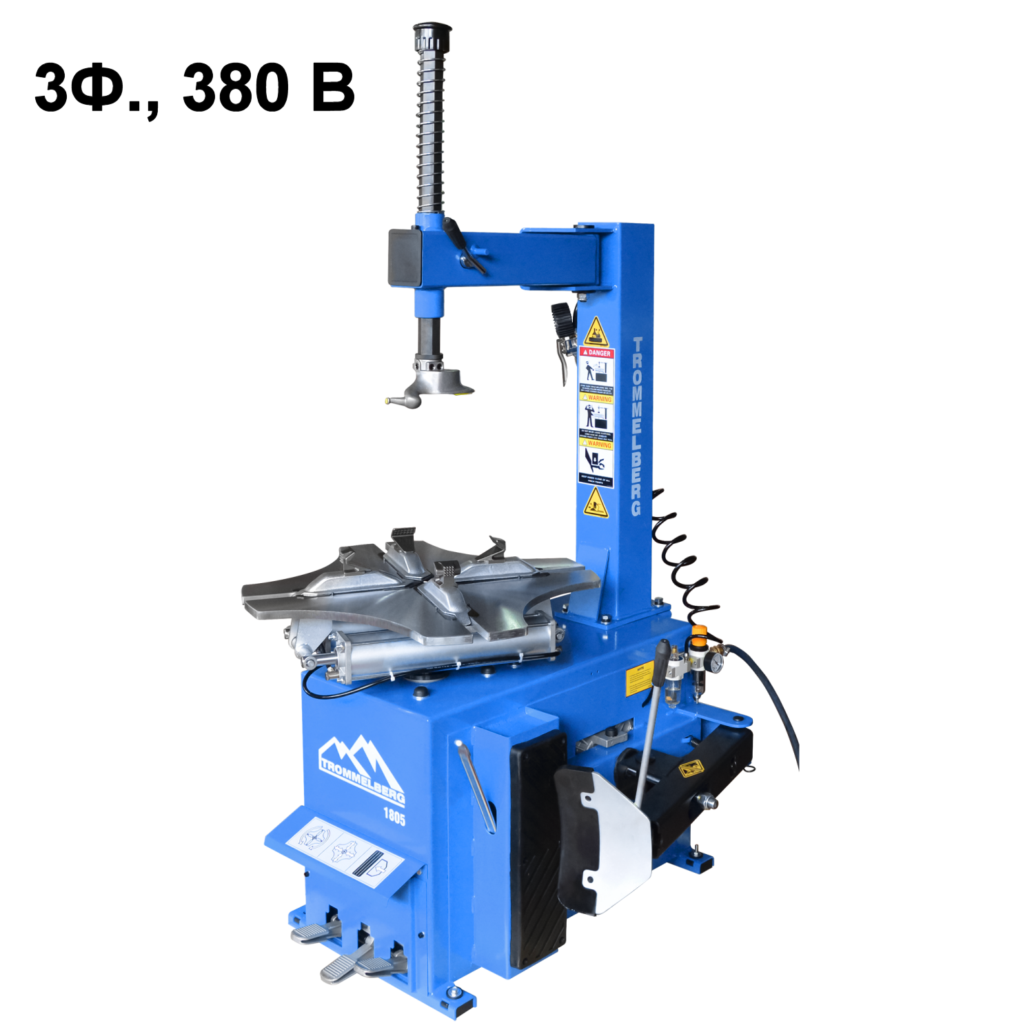 Полуавтомат шиномонтажный TROMMELBERG 1805B для дисков 11-20 дюймов (нар.) 3Ф.х380В