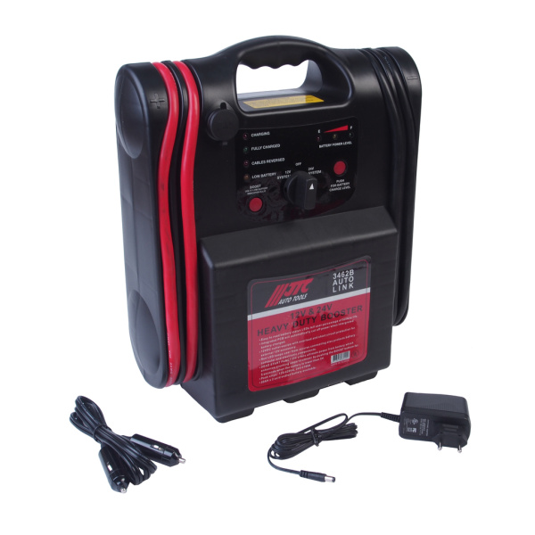 Техносоюз JTC-3462B УСТРОЙСТВО ПУСКОВОЕ 12V 4200А 24V 2100А СО ВСТРОЕННЫМ АККУМУЛЯТОРОМ 20АЧ