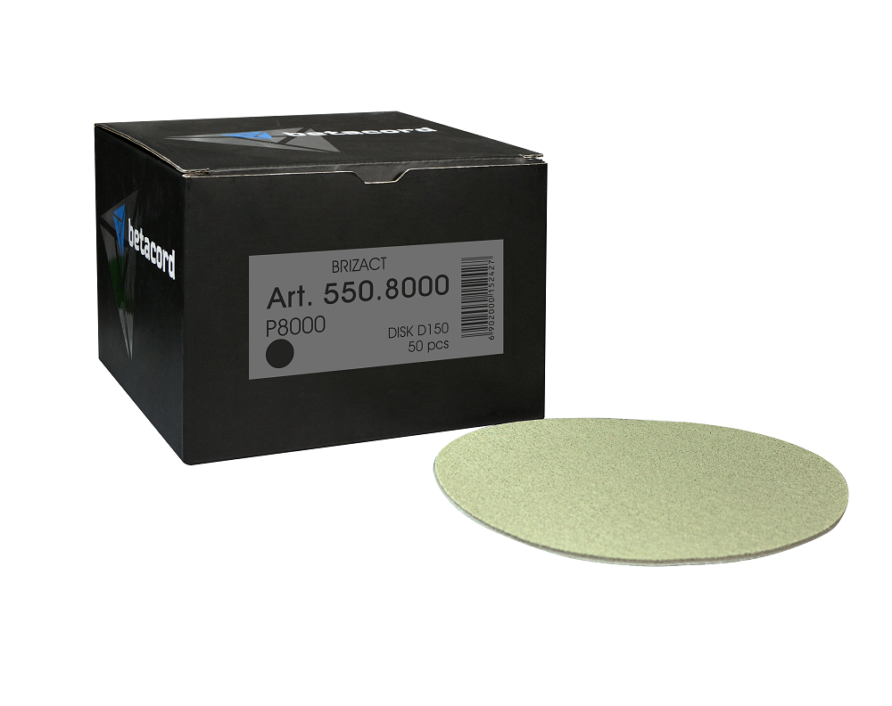 Абразивный круг BETACORD BRIZACT Р8000 на вспененной основе D150 мм (1 шт.)
