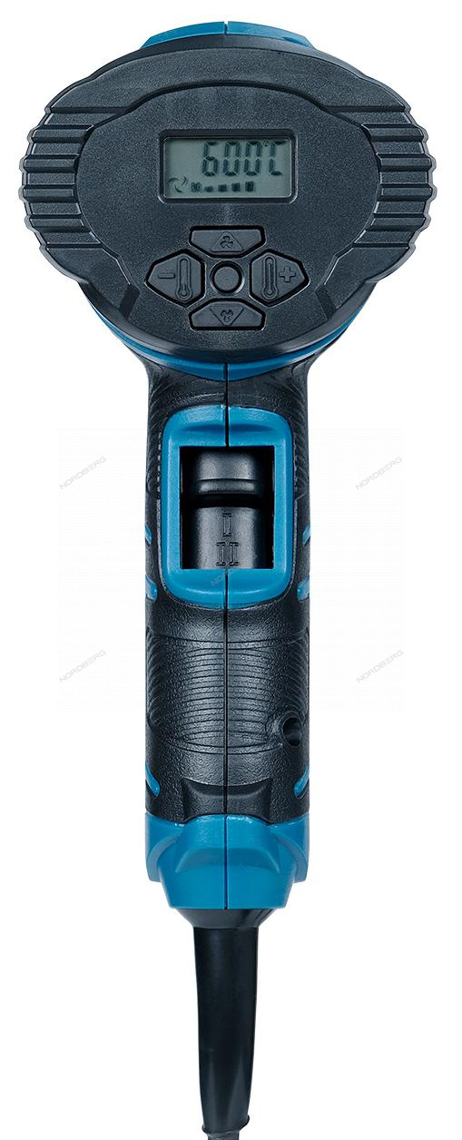 Фен с комплектом насадок, 70-600 °С, 2000 Вт NORDBERG