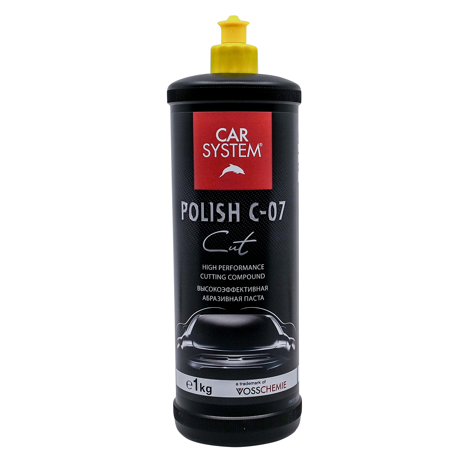 Полировальная паста CARSYSTEM POLISH C-07 СUT жёлтый колпачок (1 кг)