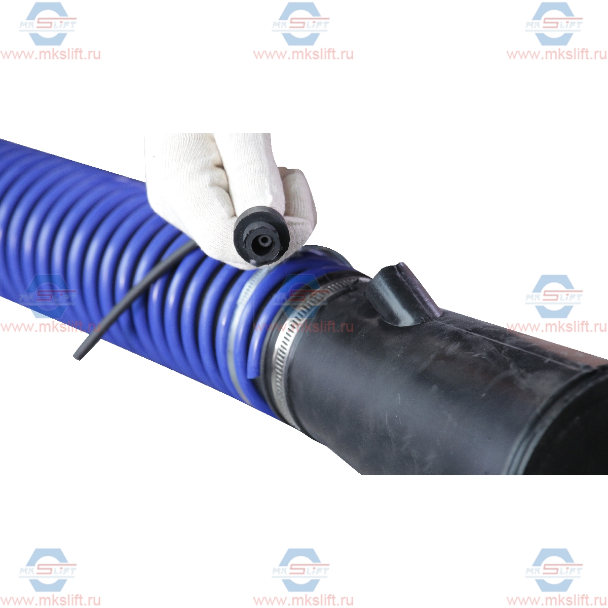 Насадка газоприемная круглая 102 мм KraftWell  арт. KRW-EN-102R