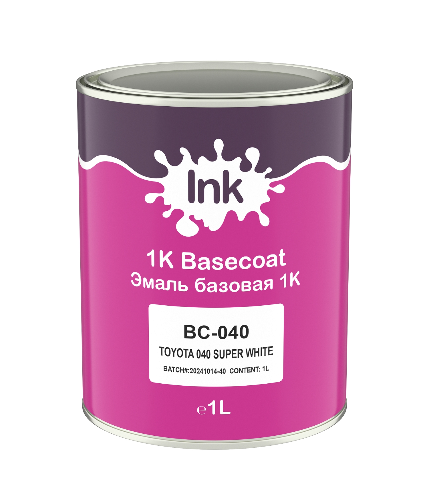 Базовая эмаль INK TOYOTA 040 SUPER WHITE (1 л)