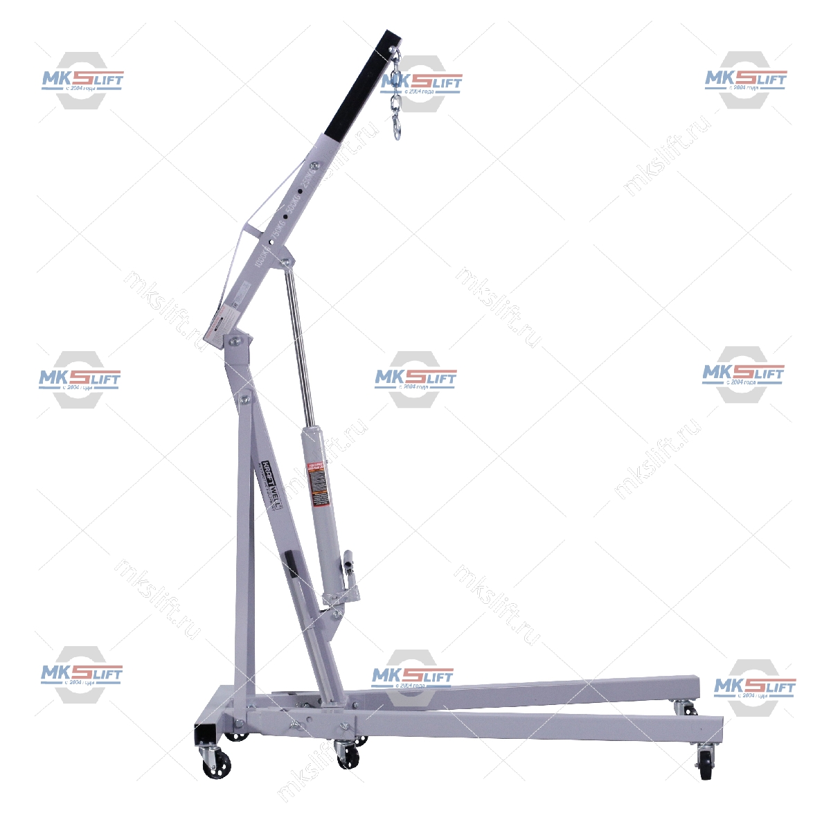 Кран складной двухтактный г/п 1000 кг. KraftWell  арт. KRWC1