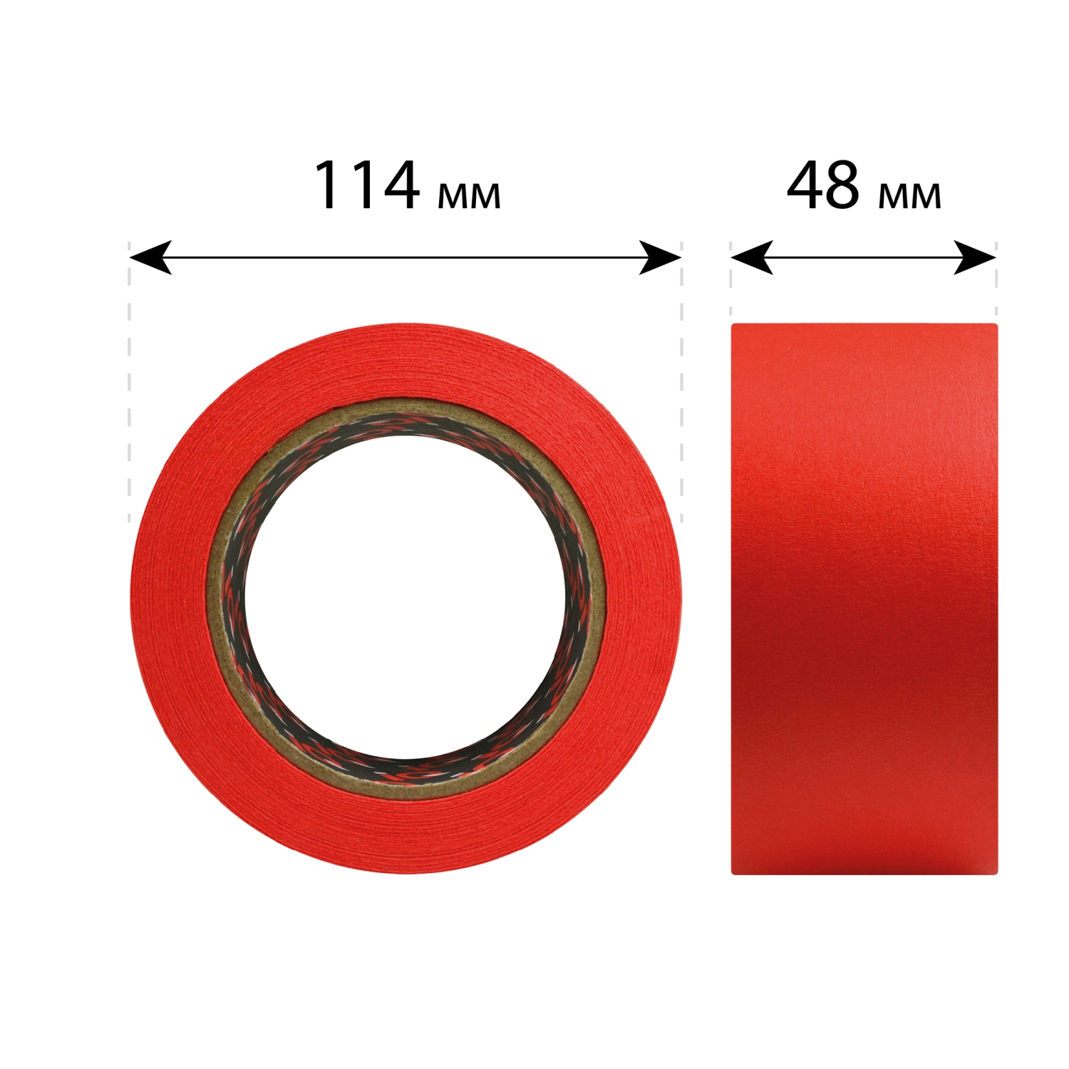 Лента маскировочная IQ RED LINE 90° (48 мм X 40 м)
