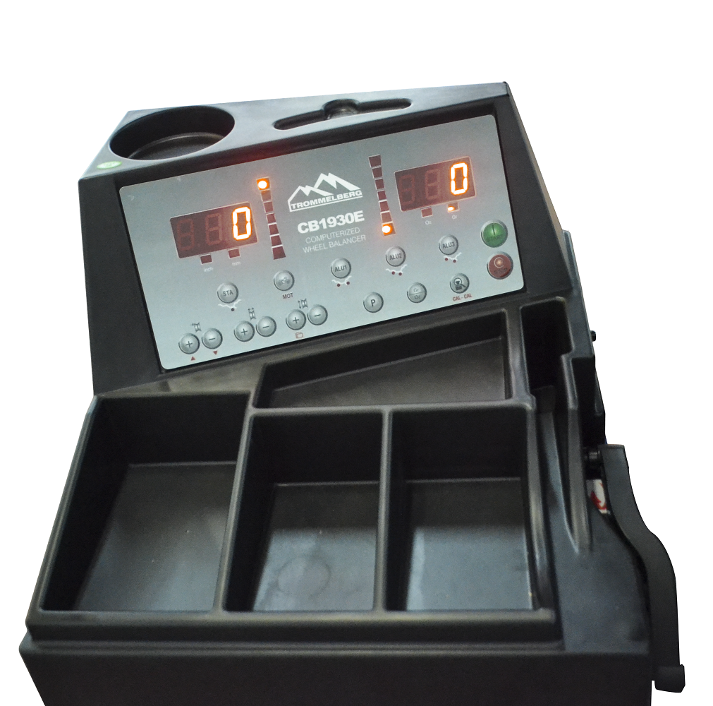 Балансировочный станок TROMMELBERG CB1930E с LED-дисплеем и механической линейкой