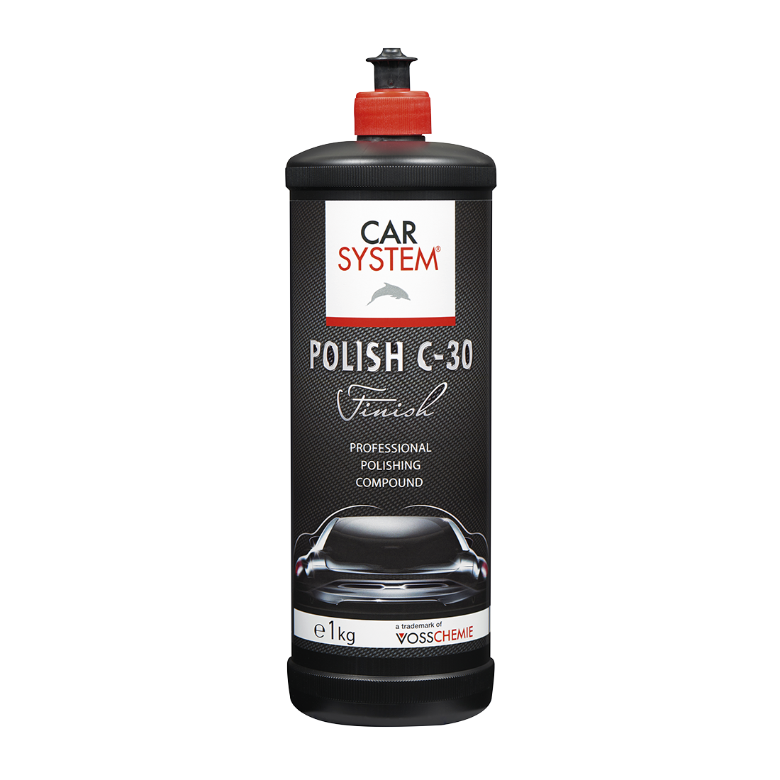 Полировальная паста CARSYSTEM C-30 FINISH черный колпачок (1 кг)