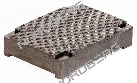 Накладка резиновая для ножничных подъемников NORDBERG