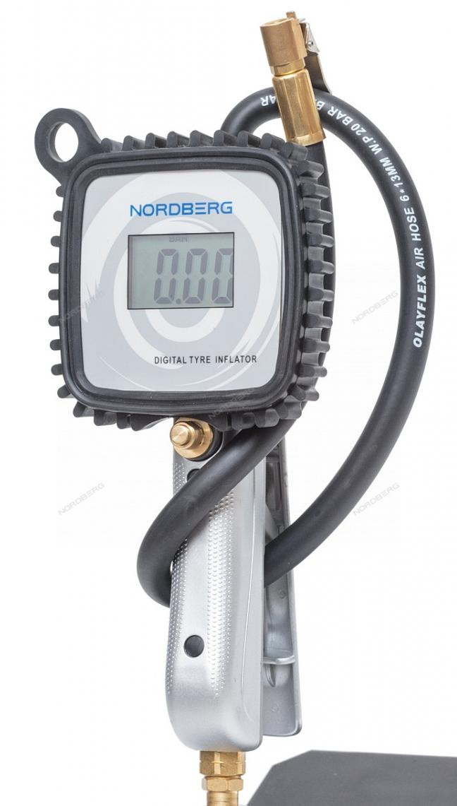 Пистолет профессиональный для подкачки колес, цифровой NORDBERG