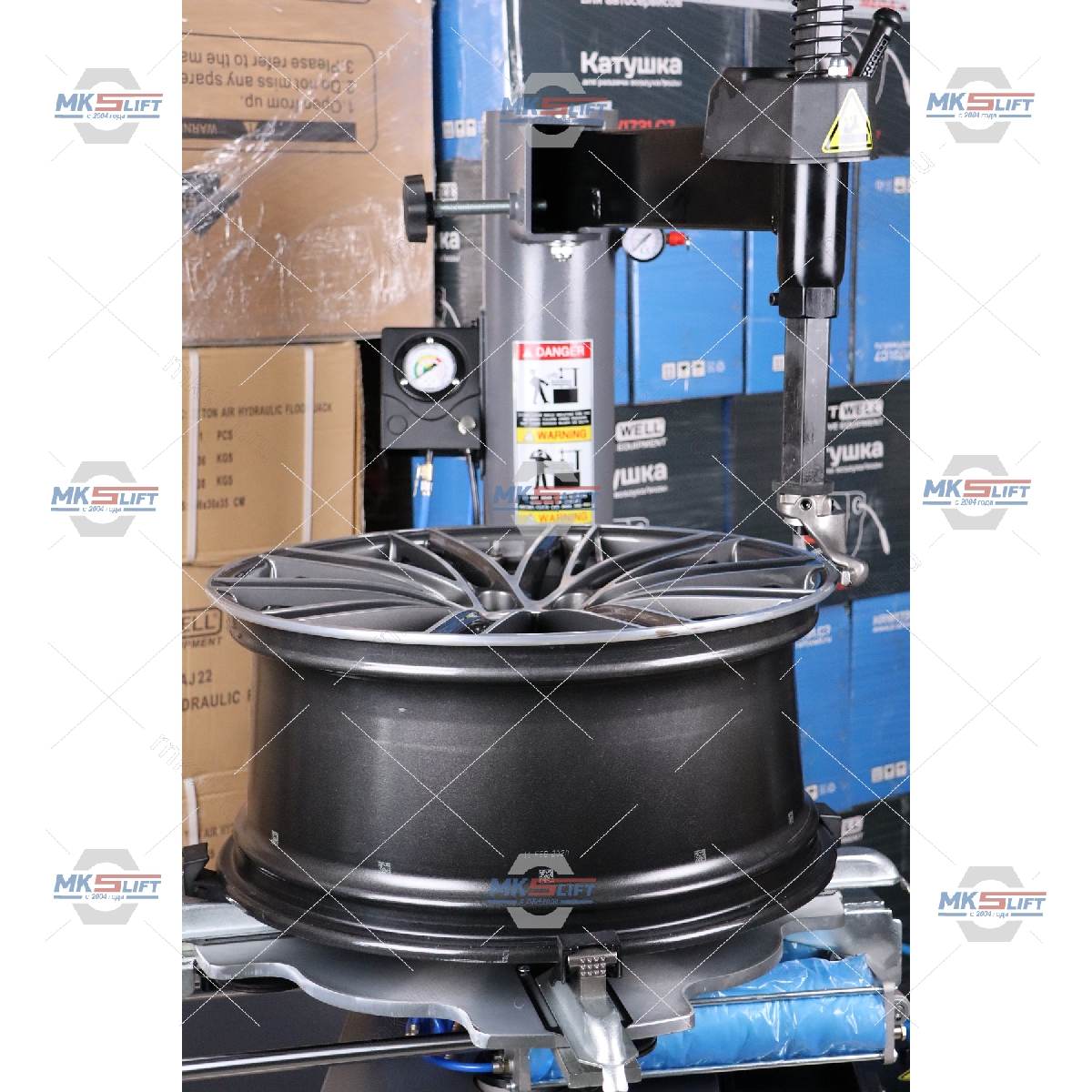 Шиномонтажный станок полуавтомат 10-26" KraftWell  арт. KRW25